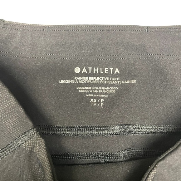 Athleta Rainier Reflective Tight Size Small Petite - Picture 11 of 12